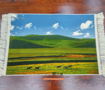 Eurostyle Fields Park Tapestry Painting Xinjiang Iplow Great Grassland Living-room Bedroom Wall Blanket Wall-mounted Wall Painting Scenery Decoration