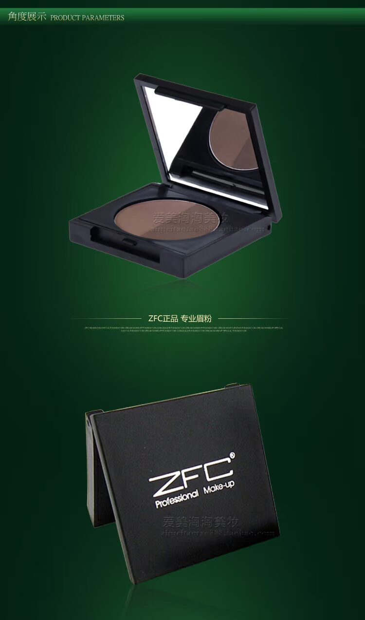 ZFC hai màu lông mày bột là không dễ dàng để smudge, không dễ dàng phai, không dễ dàng để cất cánh, lông mày bút chì, lông mày nhuộm, lông mày bàn chải, màu tự nhiên chì kẻ mày shu uemura