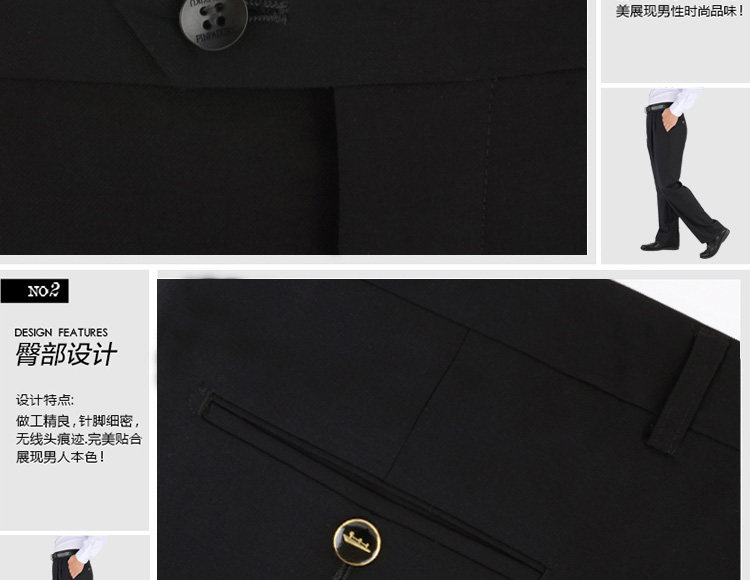 Pantalon en vrac en laine pour été - Ref 1470728 Image 42