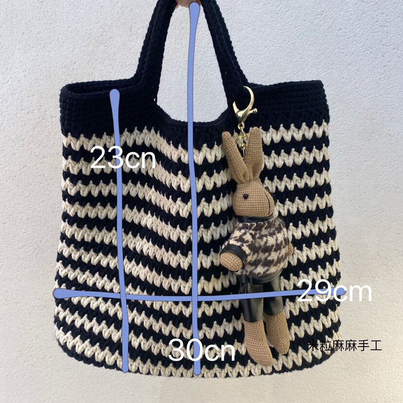 Плетеный волнистый крючок для вязания ручной работы, барсетка, сумка, набор материалов, DIY, подарок на день рождения 