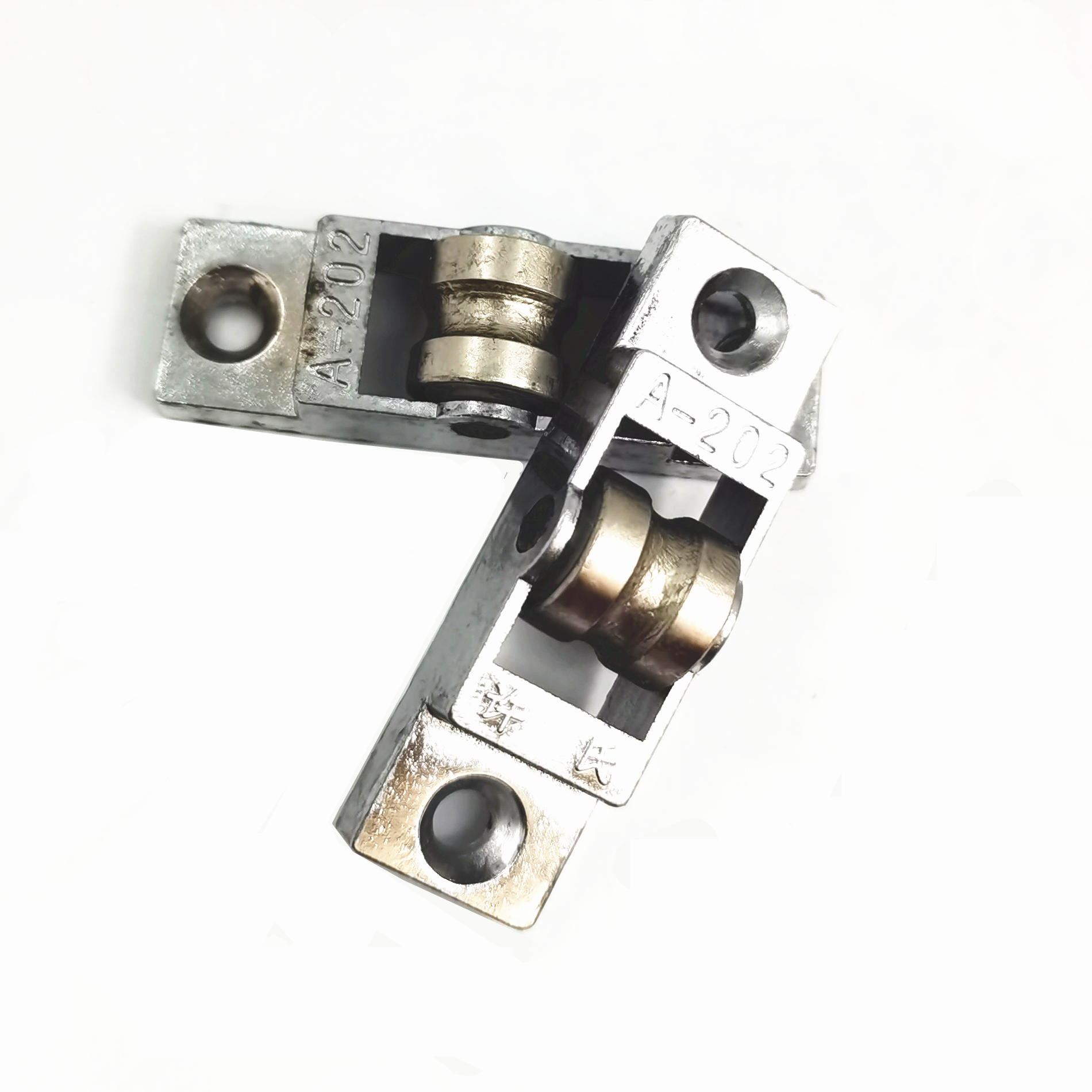 A202 fruit preservation display cabinet pulley beverage refrigerated order cabinet roller refrigerator glass sliding door stainless steel ball