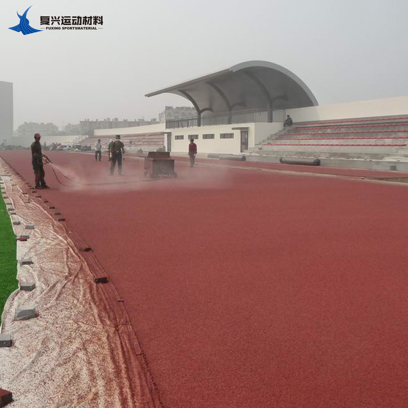 Plastic Basketball Court Runway Renovation of Plastic Basketball Court Runway Renovation of the Plastic Basketball Court in Ponanda, Sichuan