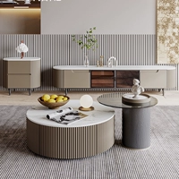 Современный и минималистичный круглый журнальный столик, минималистичная дизайнерская мебель