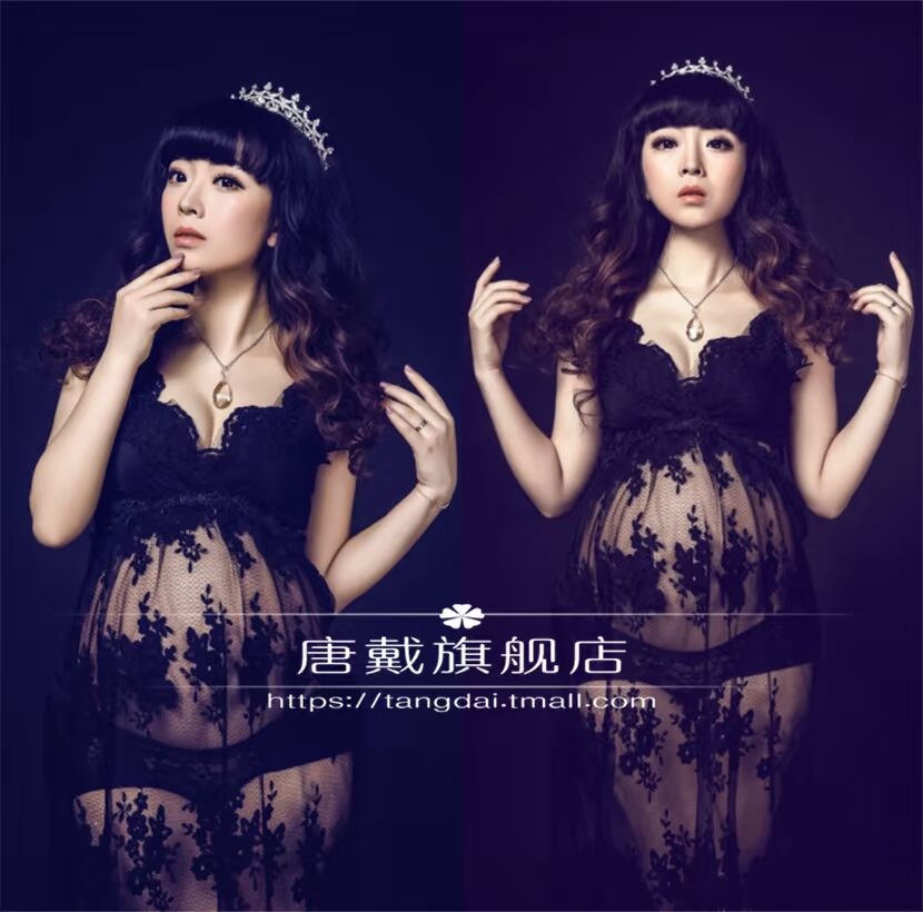 Phụ nữ mang thai ảnh quần áo mới cho mẹ bầu chụp ảnh quần áo studio quần áo bà bầu 2018 áo khoác bầu