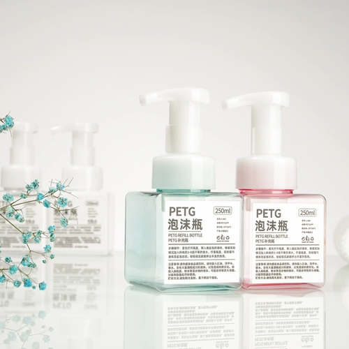 Мусс, очищающее молочко из пены, сменный санитайзер для рук, бутылка