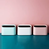 Маленькая креативная домашняя спальня на стойке журнальный столик гостиная косметика на рабочем столе с крышкой без крышки