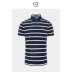 GYgoldlion / GY quần áo polo nam ngắn tay thủy triều cotton mới sọc áo thun áo polo sói Polo