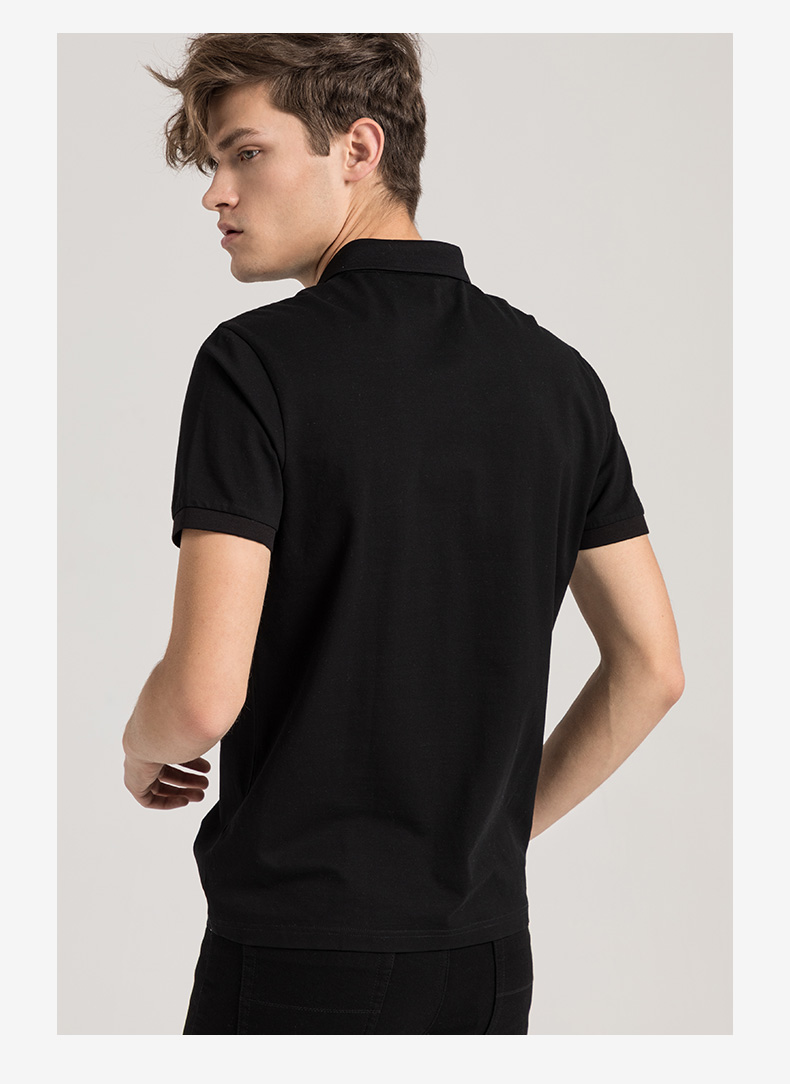 GYgoldlion / clothing Quần áo GY POLO tay ngắn nam thanh niên thời trang ngực thêu áo polo ngắn tay active shirt