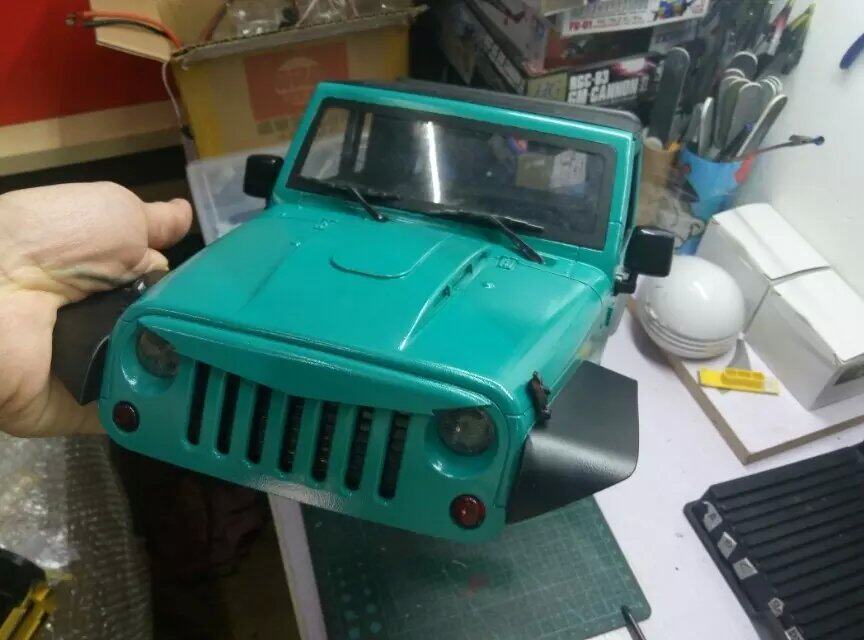 1 10 simulation climbing car shell SCX10 Double Eagle shell modified five-door JK shell