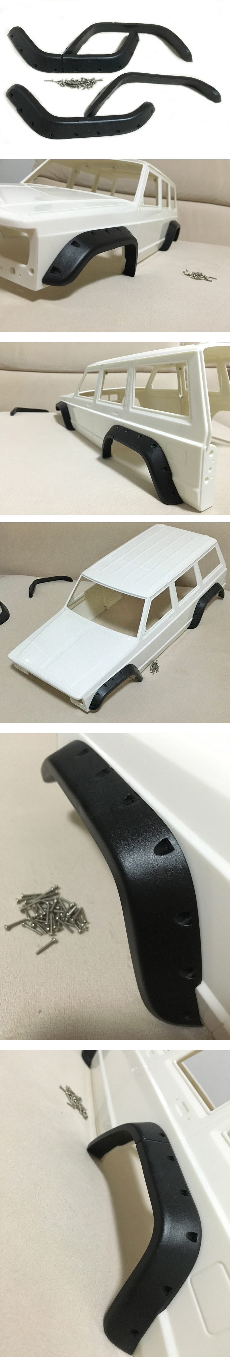 Simulation climbing car shell wheel eyebrow 90046 90047 SCX10 competitive wheel eyebrow