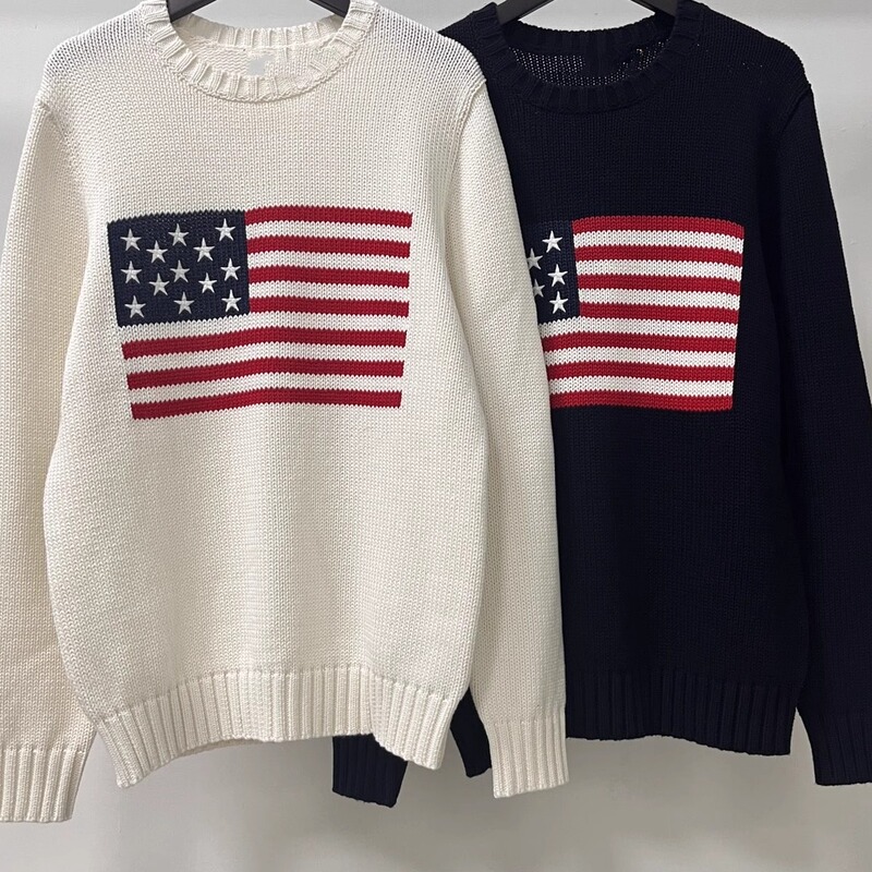 Lazy Style Autumn and Winter New Heavy-Duty Five-Pointed Star Pullover Round Neck Knitted Sweater Unisex Long Sleeve A28 Lazy Style Autumn and Winter New Heavy-Duty Five-Pointed Star Pullover Round Neck Knitted Sweater Unisex Long Sleeve A28