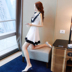 2019 phổ biến phụ nữ mới phù hợp với máy tim váy gợi cảm nhỏ tươi và rất cổ tích Pháp váy mùa xuân - Váy eo cao đầm nhún eo Váy eo cao