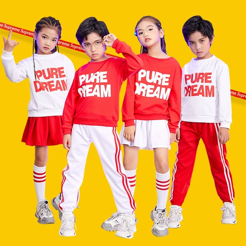 Детский костюм подходит для мужчин и женщин для школьников, спортивный лонгслив, осенний