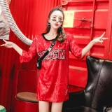 Блестки для ногтей, костюм подходит для мужчин и женщин для взрослых, современный комплект в стиле хип-хоп