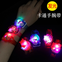 Luminous bracelet wrist strap flashing children watch with fluorescent bracelet kindergarten small gift toy