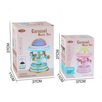 Carousel Music Box Dream Music Box Colorful Projection E-Light Girl Girl Birthday Gift Decoration Pendulum