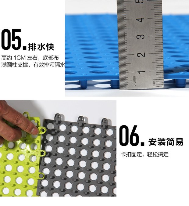 Mat phòng tắm khâu phòng tắm vòi hoa sen tắm không thấm nước và nấm mốc rỗng nhà vệ sinh phòng tắm đầy đủ cửa hàng thảm gai nhựa