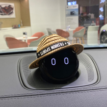 British retro top hat Weilai nomi hat robot straw hat es8ec6 modified jewelry headgear National style