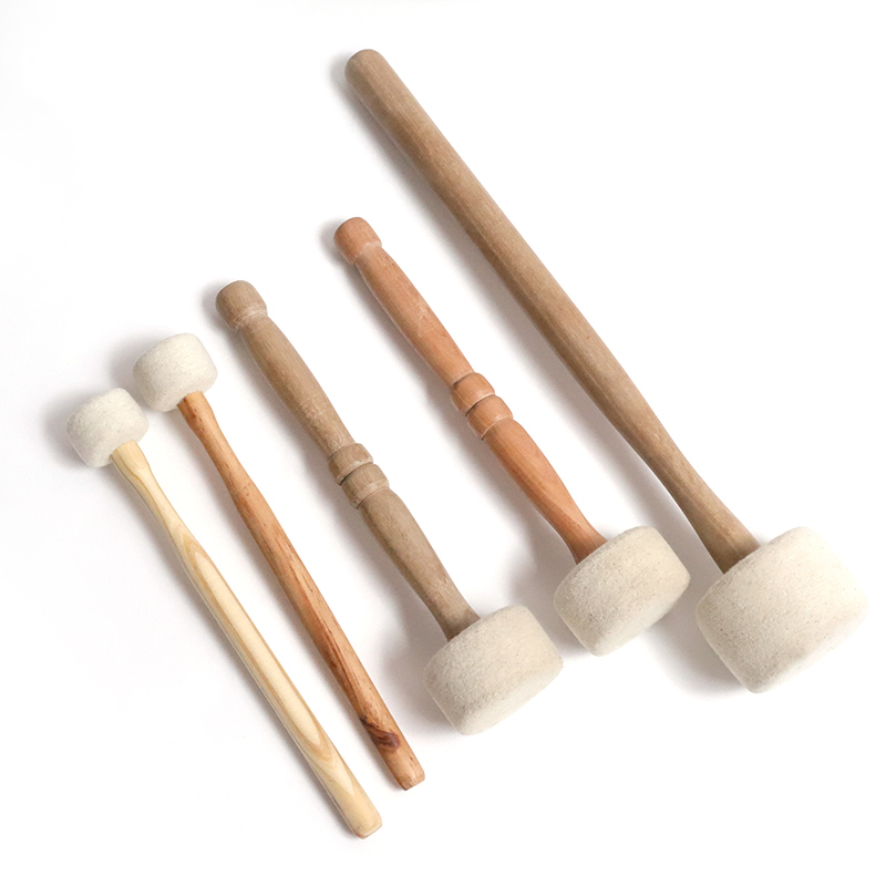 Tibet Songbowl Mantle Hammer Nepal Handmade Goat Hair Felt Bowl Stick Soundbowl Stick Knocks the Fo Sound Bowl Accessories Bowl Hammer