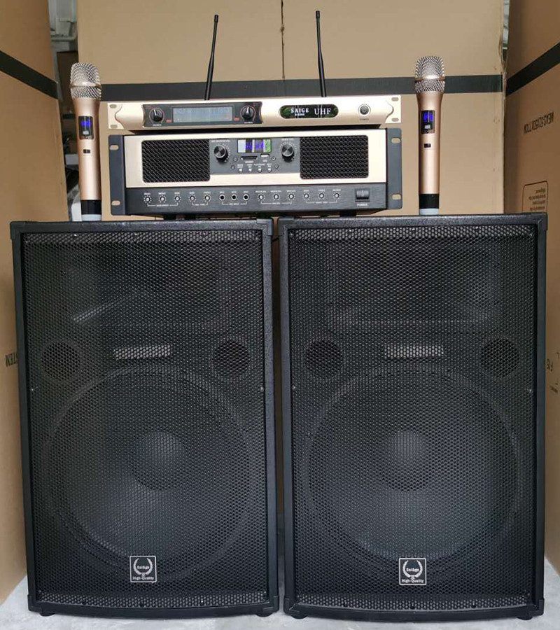 New products 15 inch Home KTV Sound suit Commercial professional Stage speakers Home Bar Karok Equipment