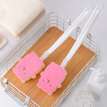 Japan AISEN IMPORT RUBBING SPONGE BRUSH LONG HANDLE RUBBING BACK BATH BRUSH RUBBING BACK NO HUMAN BATH FROTHY SPARKLING GOD