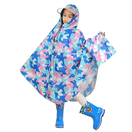 丽磊 Детский плащ, дождевик для школьников, ранец, электромобиль, оверсайз