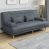 sofa mini phòng ngủ Sofa giường phòng khách đa chức năng gấp đôi mục đích căn hộ nhỏ hiện đại tiết kiệm cao su lười đôi sofa vải ghế sofa giường giá rẻ Ghế sô pha