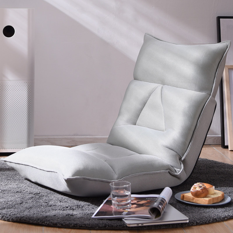 Lazy sofa tatami single small sofa bedroom female foldable dormitory bed lazy chair bay window back chair