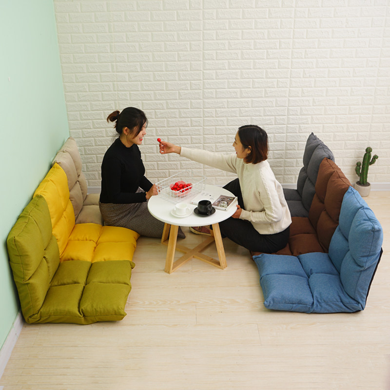 Lazy sofa tatami single bedroom bed back chair small sofa net red balcony lazy chair floor sofa