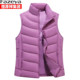 Hengyuanxiang zipper regular stand collar plus size vest