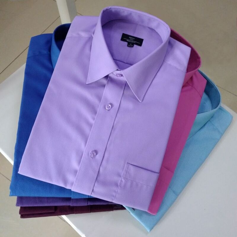 Short-Sleeved Shirt Men's Summer Slim Business Professional Formal Shirt White Interview Groom's Wedding Work Clothes