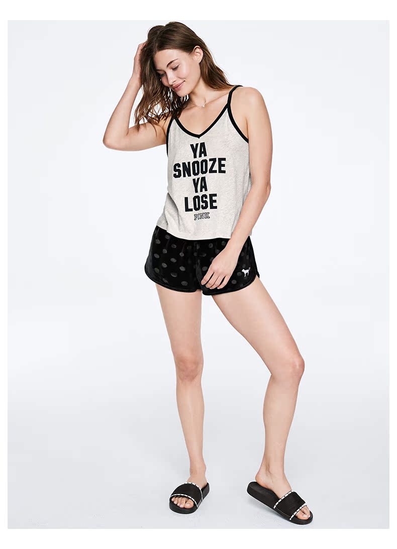 Carnival cuối năm | Wei Mi PINK Velvet Short Pyjama 11133593 quần jean ống rộng nam