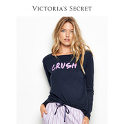 Victoria của Secret Big Hiển Thị Xung Quanh Loose Dài Tay Áo T-Shirt Casual Đồ Ngủ 11116341