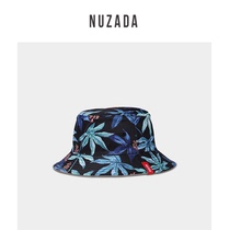 NUZADA Japanese fishermans basin hat female tide hat Korean version of Joker fashion dome small basin hat autumn and winter literature double-sided