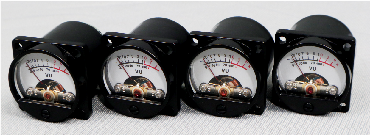 34mmVU table radio meter headliner machine with ambiguous backlight 6-12V lamp uv level table audio table DB table antique