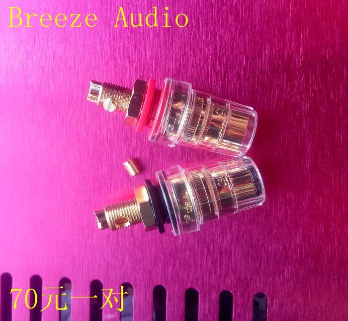 U.S. CMC gold-plated pure copper binding posts audio binding posts power amplifier binding posts solder-free binding posts