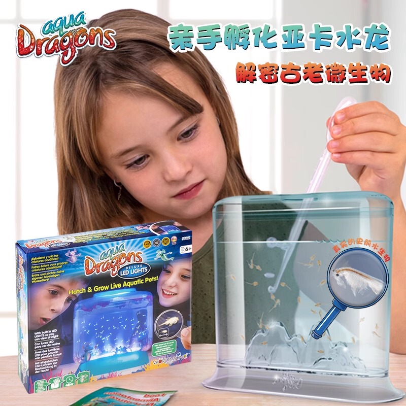 Macaron Hatching Set Egg Baby Fish Egg Breeding Aquadragons Small Sea Dragon Deep Sea Wonderland Shrimp Pet