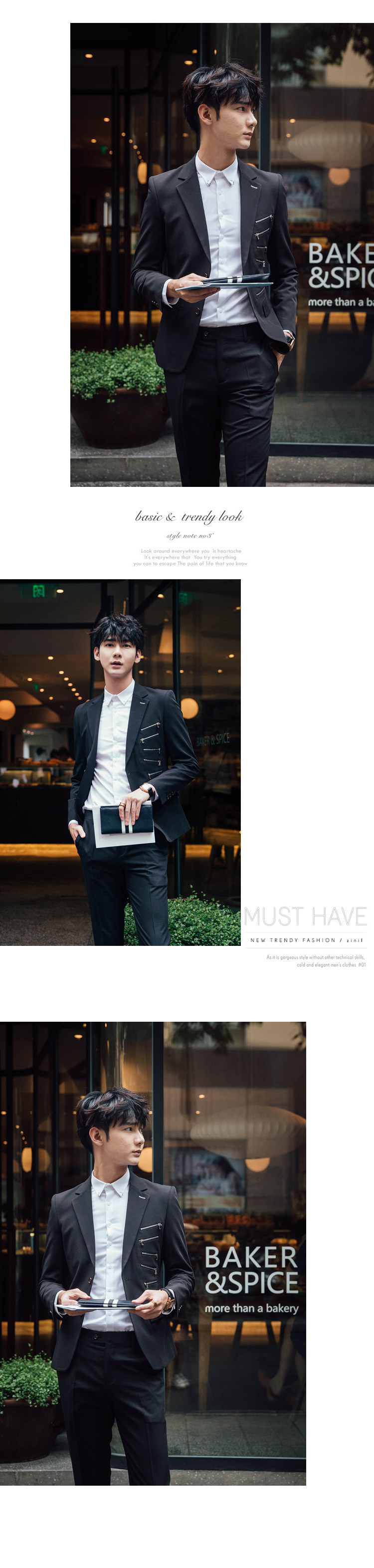 Costume homme en nylon pour automne - Ref 1579007 Image 14