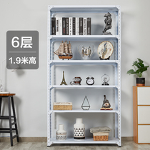  Angle steel thickened warehouse shelves Multi-layer storage shoe rack display rack Iron rack Household storage rack storage rack