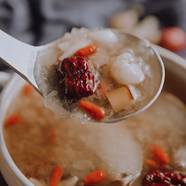 Music for music | Little hanging pear soup with high matching sheet down silver ear 15 min out of glue Old Beijing to taste warm and gentle 100 gr