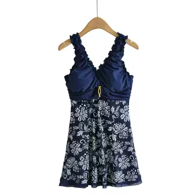 One-piece hot spring swimsuit women's dress slim belly belly slim vacation swimsuit swimsuit size YZ5071