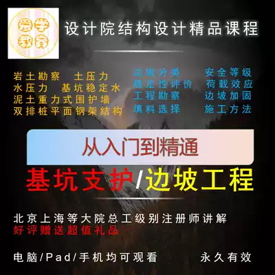 Foundation pit support Slope support class underground continuous wall foundation pit excavation retaining wall anti-slip pile anti-pull anchor edge