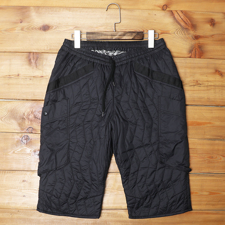 Overvalued Foreign Trade Tail One-day Series Autumn Winter Clip Cotton Warm Windproof Sports Shorts Men And Women Casual Pants Thermal Reflection Inner Lining