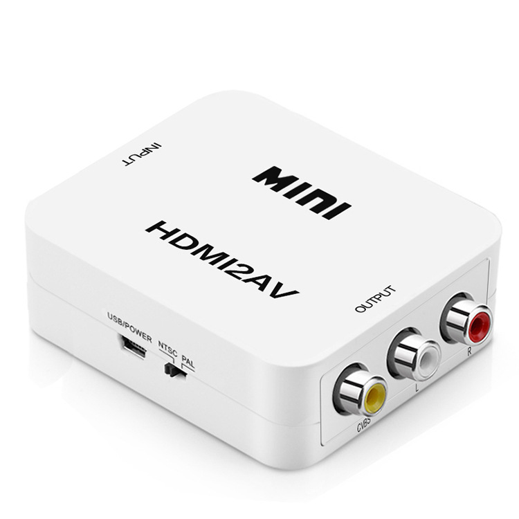 hdmi turn av converter HDMI HD film converter hdmi turn lotus 3RCA support 1080P