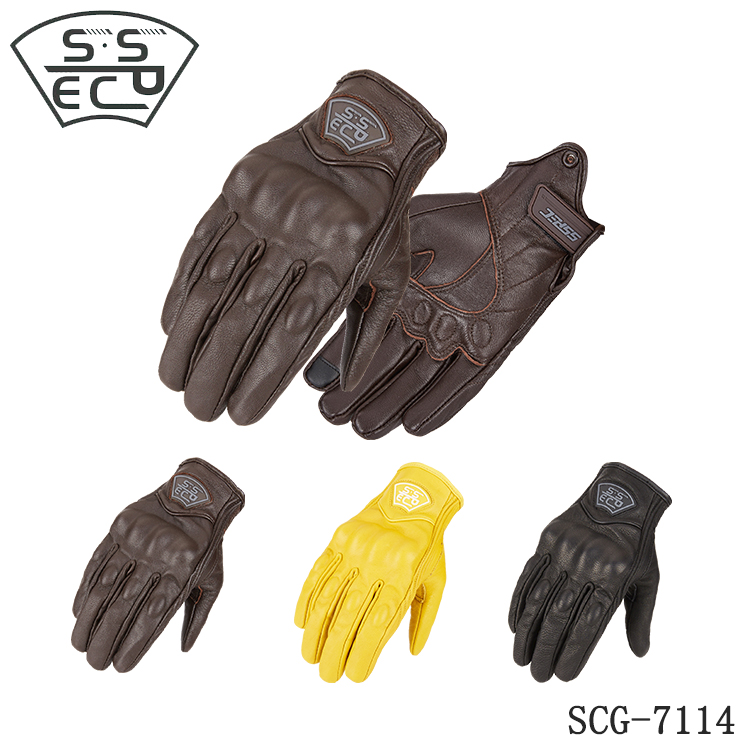 SSPEC Motorcycle Gloves Full Finger Racing Car Knight Four Seasons Anti-Wrest Touch Screen Locomotive Gloves