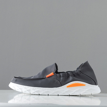 Umbrella cloth anti-splashing water soft leisure trend summer one-pedal lazy shoes canvas shoes mens shoes T2966