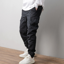 T2589 Australia Line Bull Pants Solid Tailoring 20 years Spring New products Mens yarn Carcotton bouquet Tooling Casual Pants