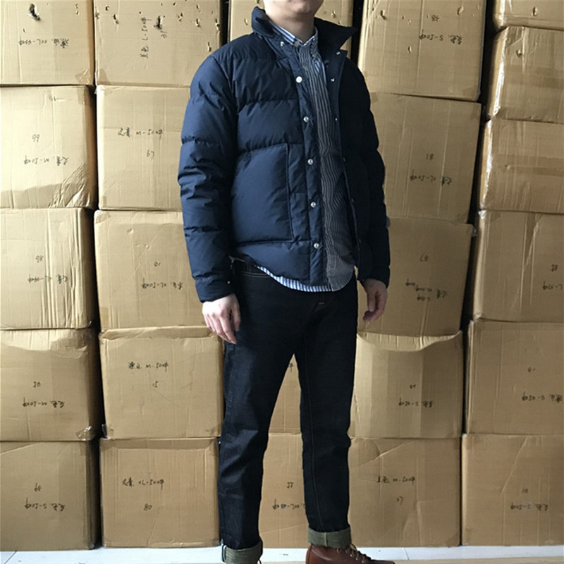 T 1973 Strengthening the purple - standard Hicky upper - hand couple thickened down jacket bread coat