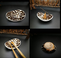 Ji 6 Song Jizhou Kiln Ancient Porcelain Partridge Kiln Tea Cup Specimen Polished Drilling for Coat Tea Set