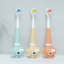 Children ten thousand Ultrafine Soft Hair Infant Milk Tooth Toothbrush Toothpaste Suit 1-2-3-6-year-old Childrens dinosaur baby